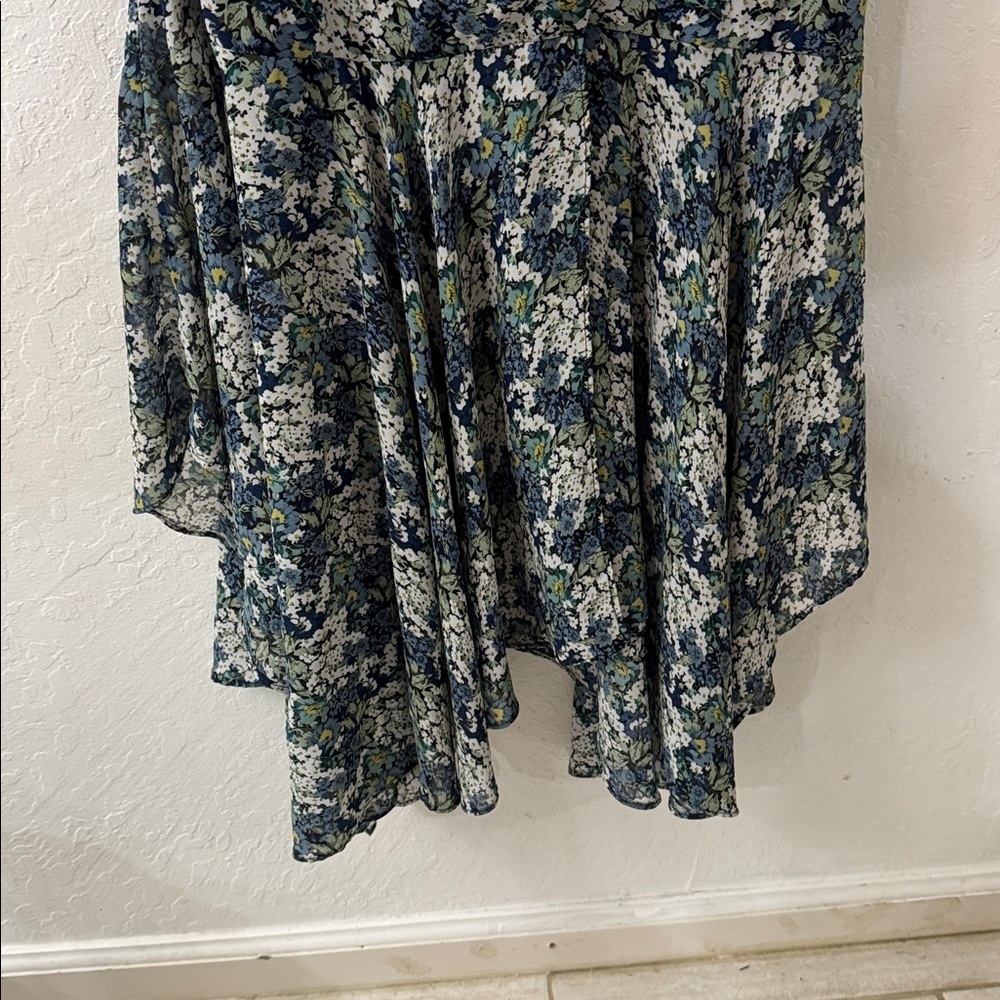 ASTR The Label SANTORINI DRESS Blue Green Yellow MIDI White Small - Picture 5 of 6